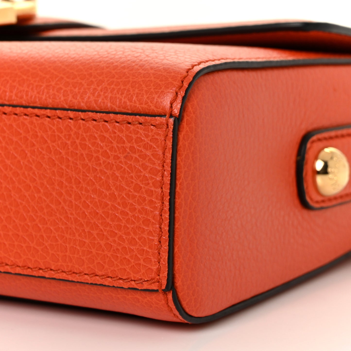 Calfskin Mini Miss Bonita Satchel Arancio