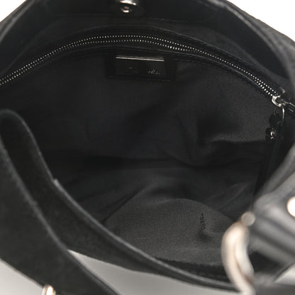 Fendi Suede Studded Hobo Black 5 of 10