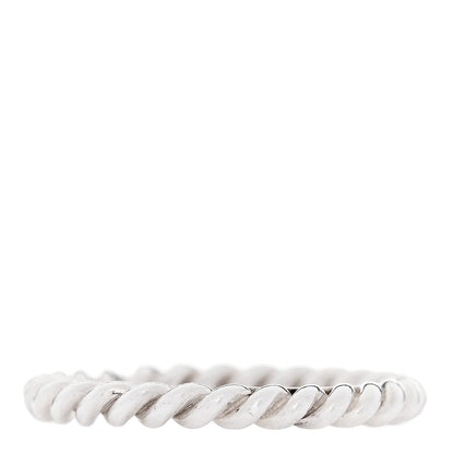Tiffany Sterling Silver Twist Rope Ring 52 6 3 of 4