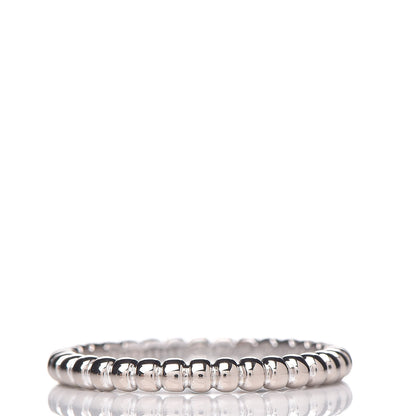 Van Cleef & Arpels 18K White Gold Small Perlee Ring 49 4.75 3 of 5