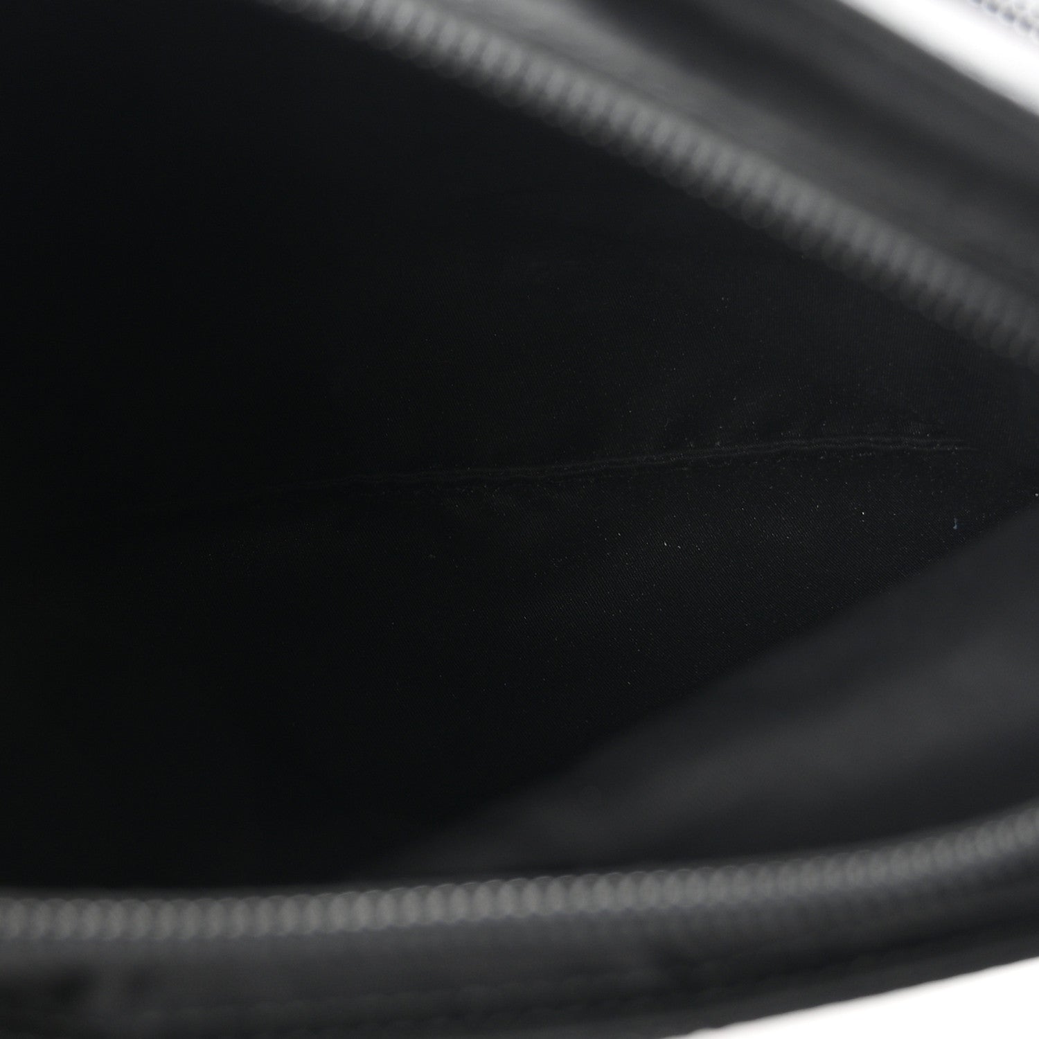 Prada Tessuto Nylon Saffiano Flat Messenger Bag Black 5 of 10