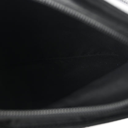 Prada Tessuto Nylon Saffiano Flat Messenger Bag Black 5 of 10