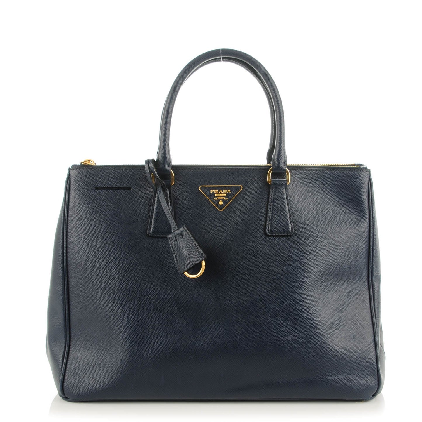Saffiano Large Galleria Double Zip Tote Baltico