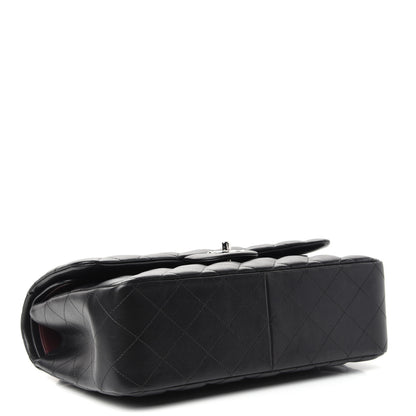 Chanel Lambskin Quilted Jumbo Double Flap Black 4 of 10