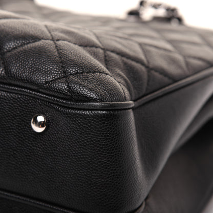 Chanel Caviar Quilted Urban Companion Top Handle Shopping Tote Black 17 of 23
