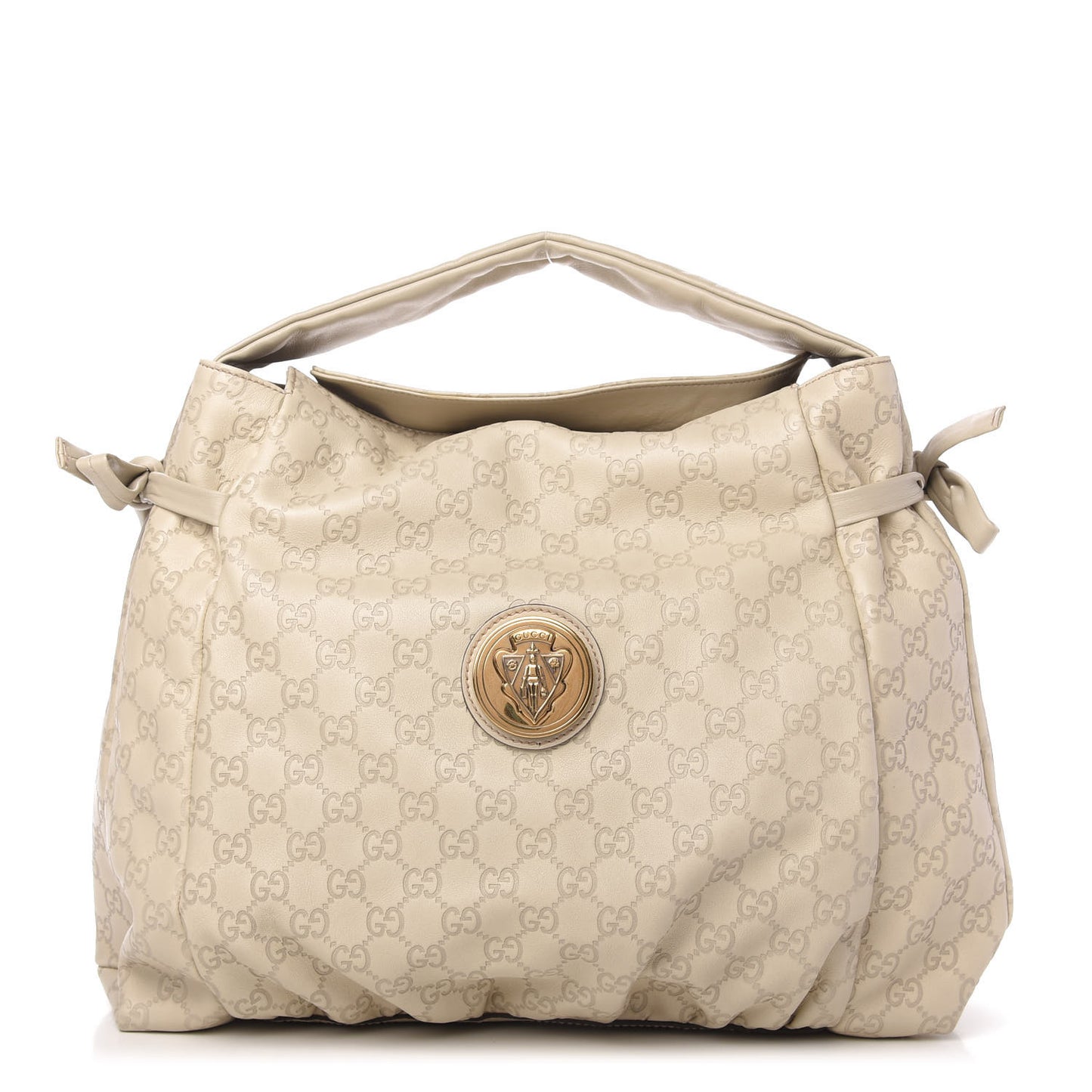 Guccissima Medium Hysteria Tote Ivory