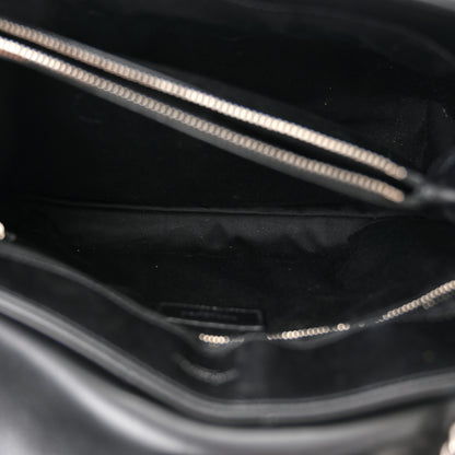 Saint Laurent Calfskin Y Quilted Monogram Medium Loulou Chain Satchel Black 6 of 12