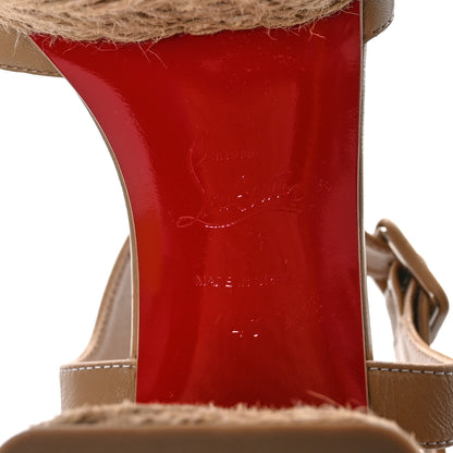 Christian Louboutin CHRISTIAN LOUBOUTIN Nappa Calakala 70 Platform Sandals 40 Toffee 7 of 8