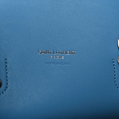 Saint Laurent Grained Calfskin Baby Sac De Jour Blue Clair 6 of 11