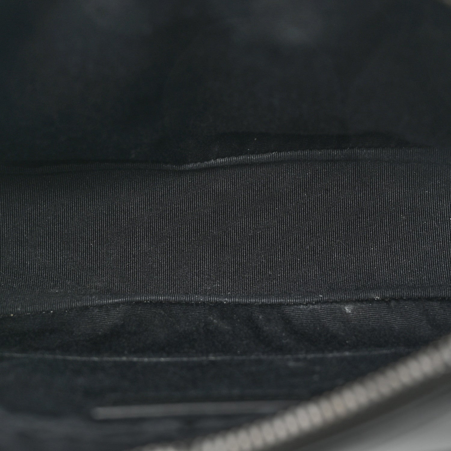 Saint Laurent Calfskin Matelasse Monogram Lou Camera Bag Black 5 of 14