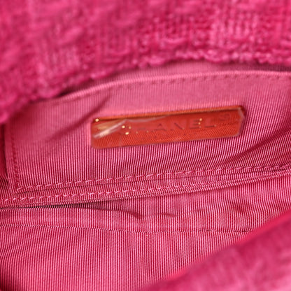 Chanel Tweed Quilted Chanel 19 Waist Bag Pink 5 of 9