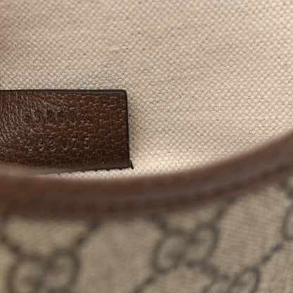 Gucci GG Supreme Monogram Web Medium Neo Vintage Flap Messenger Bag Beige New Acero 7 of 11