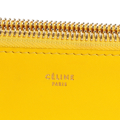 Celine Lambskin Trio Crossbody Bag Sun Yellow 6 of 9