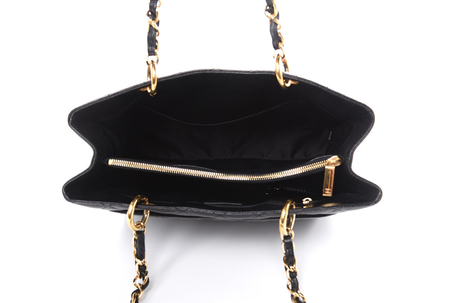 Chanel Caviar Quilted Grand Shopping Tote GST Black 5 of 11