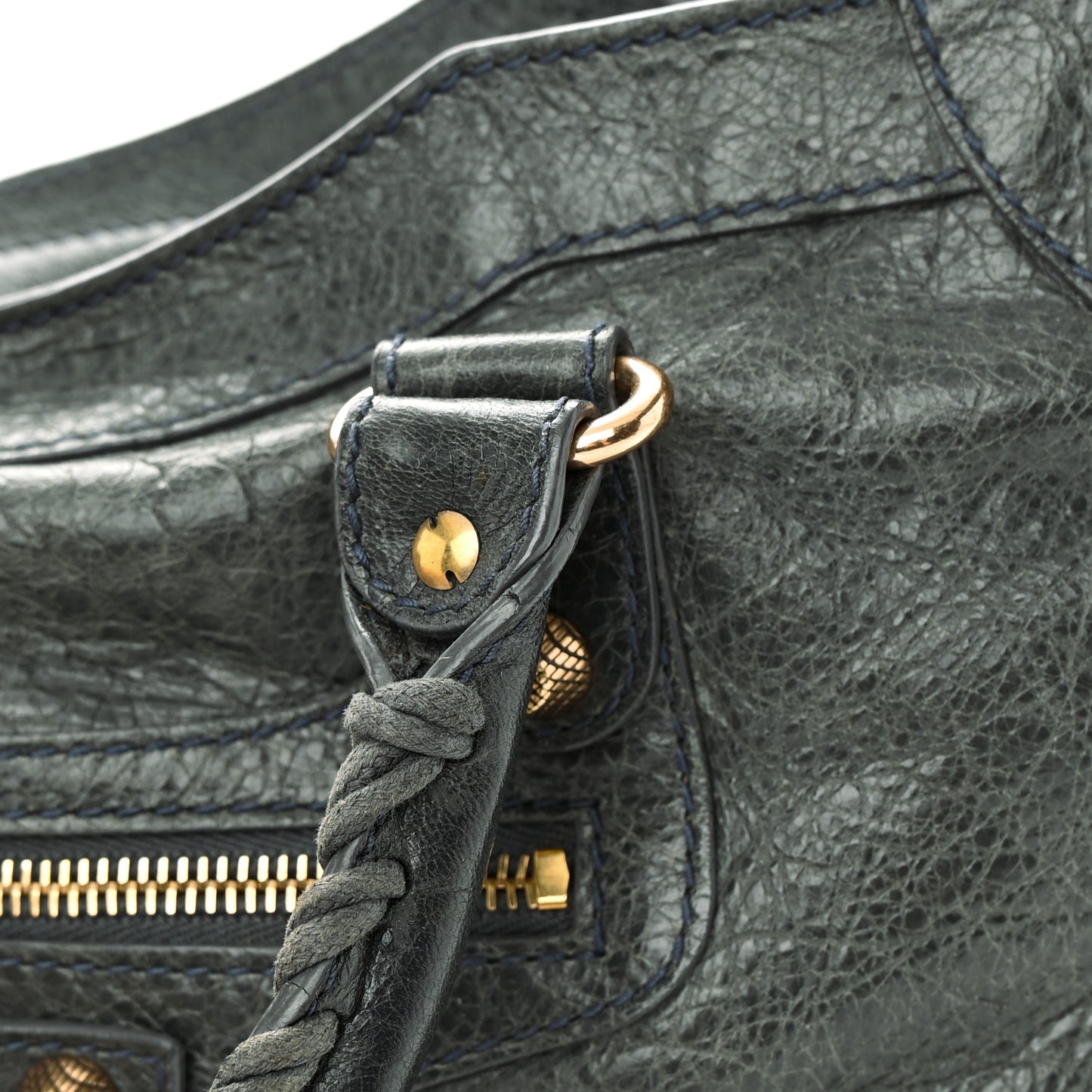 Agneau Giant 12 Rose Gold Hardware City Anthracite