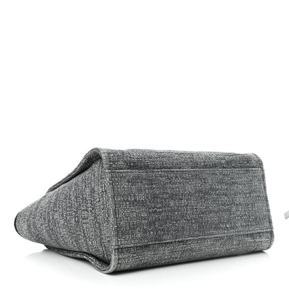Chanel Canvas Medium Deauville Tote Charcoal 4 of 11