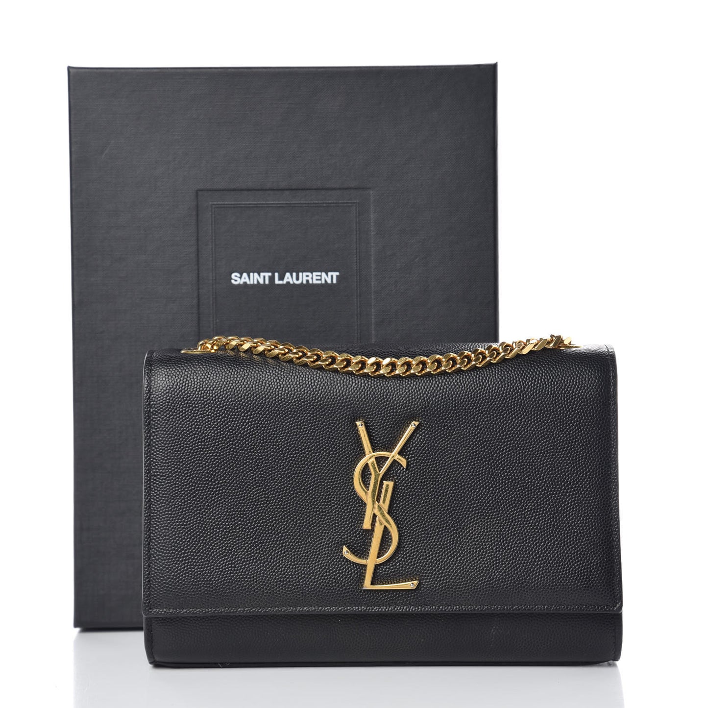 Grain De Poudre Small Monogram Kate Satchel Black
