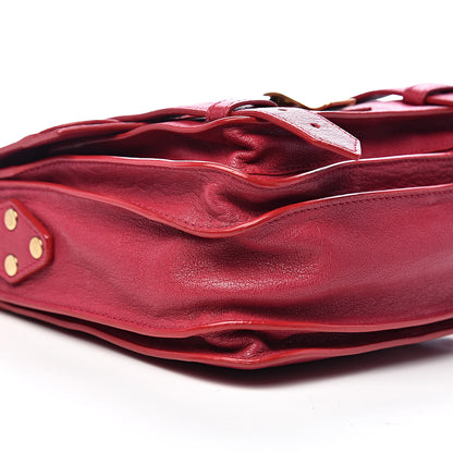 Proenza Schouler Lambskin PS1 Mini Pouch Messenger Bag Raspberry 9 of 11