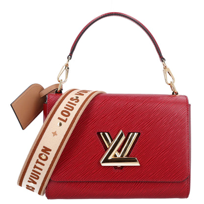 Louis Vuitton Epi Twist Shoulder Bag MM Rouge 1 of 9