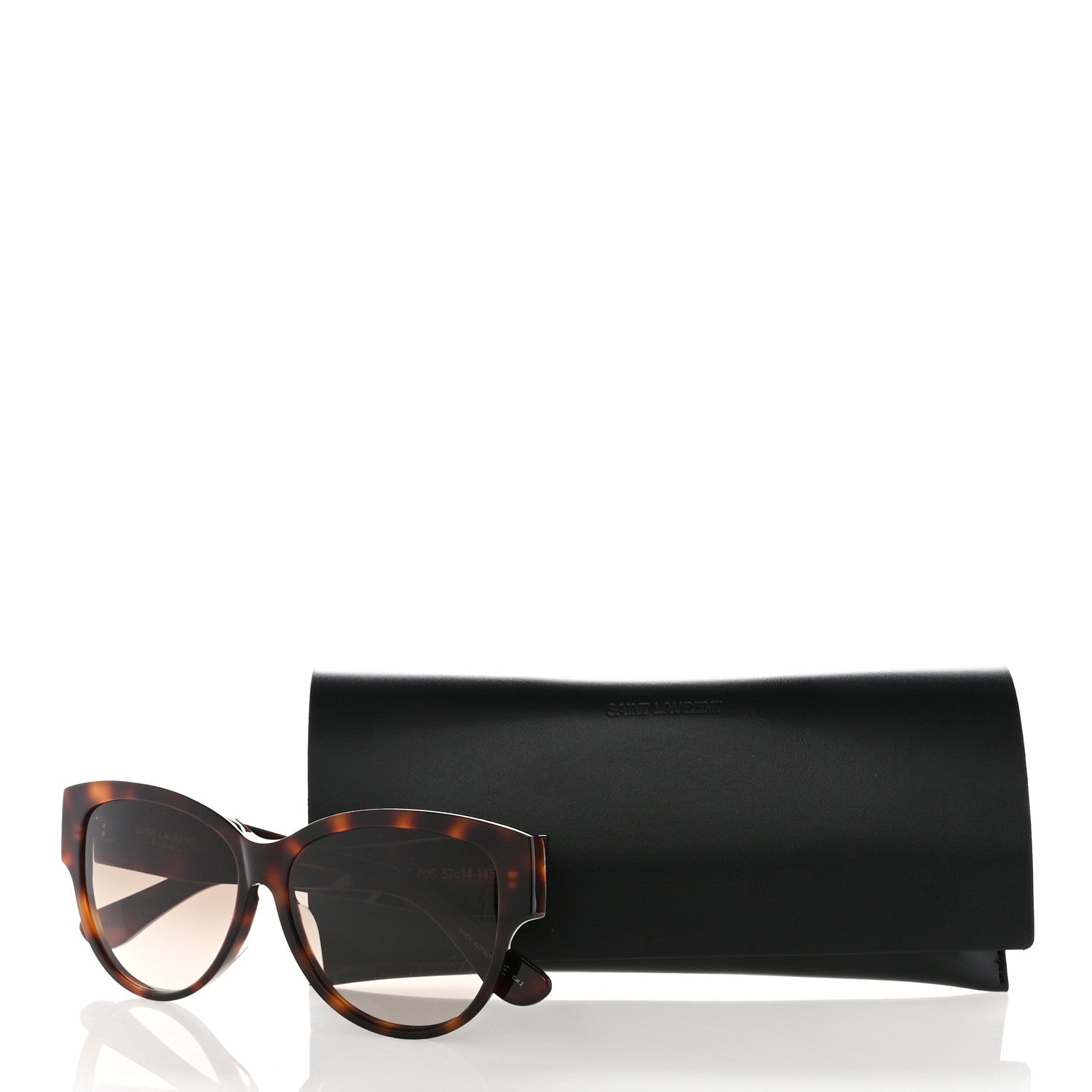 Saint Laurent SL M3 005 Sunglasses Havana 8 of 8
