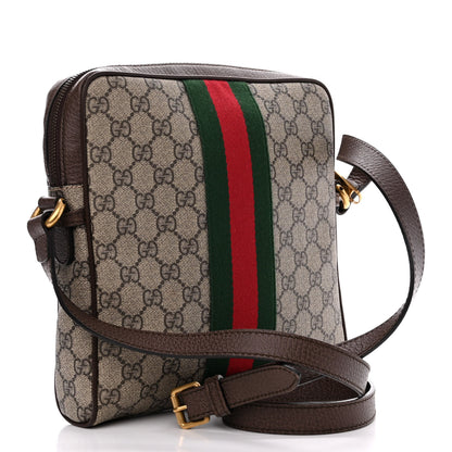Gucci GG Supreme Monogram Web Small Ophidia Messenger Bag Brown 3 of 13