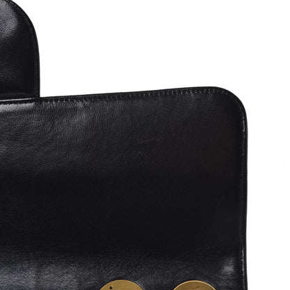 Chanel Lambskin Quilted XL Jumbo Single Flap Black 10 of 12