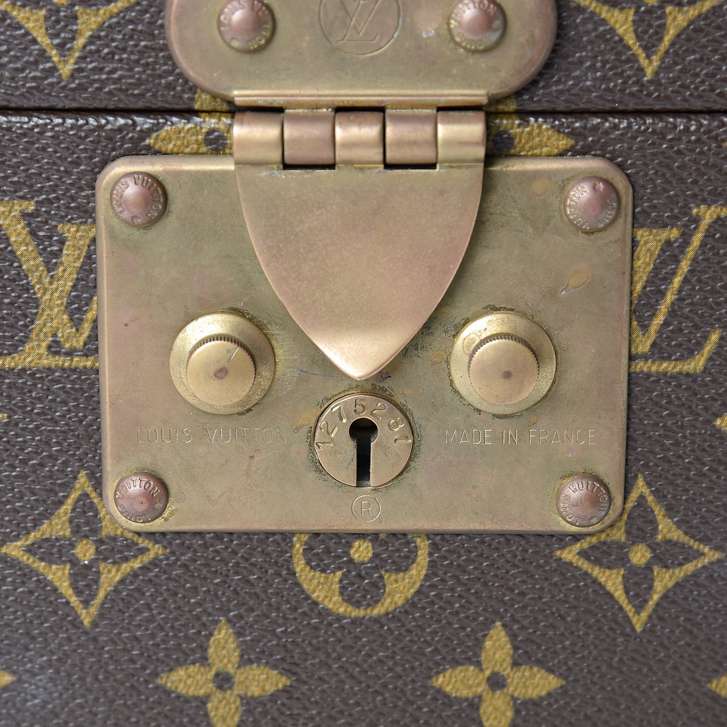 Monogram Boite Flacons Beauty Train Trunk Case
