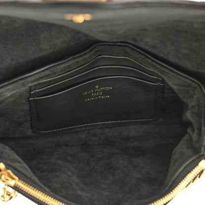 Louis Vuitton Calfskin New Wave Chain Pochette Black 5 of 10