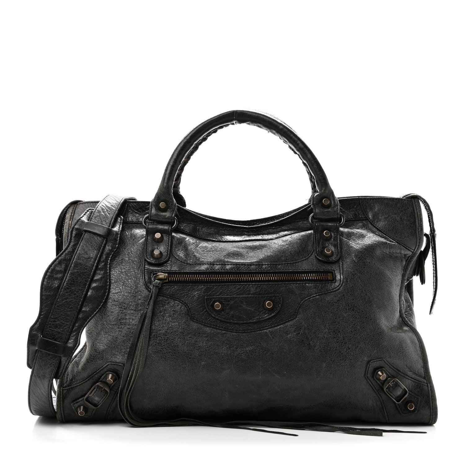 Balenciaga Agneau Classic Hardware City Anthracite 1 of 11