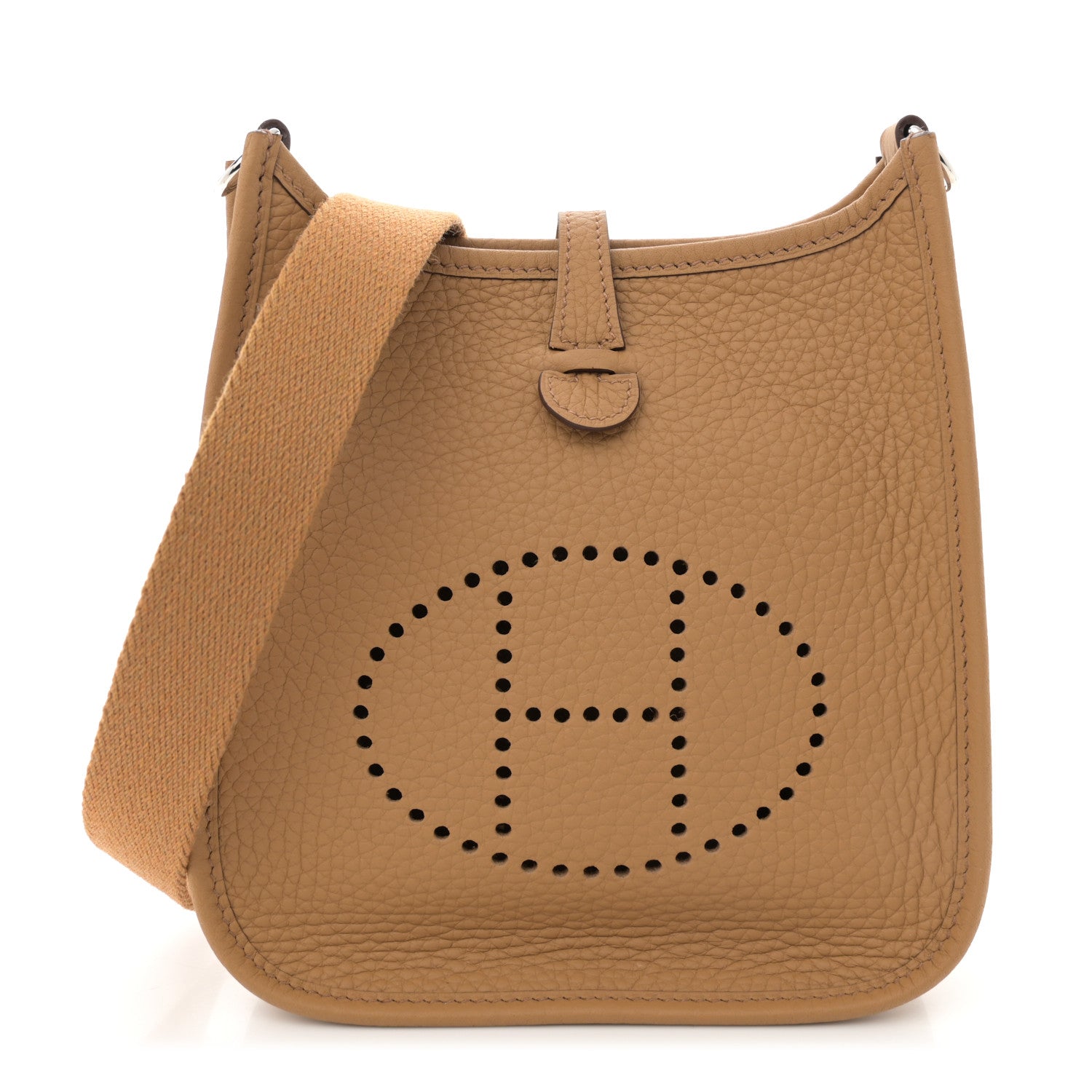 Hermes Taurillon Clemence Evelyne TPM Biscuit 1 of 11