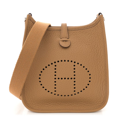 Hermes Taurillon Clemence Evelyne TPM Biscuit 1 of 11