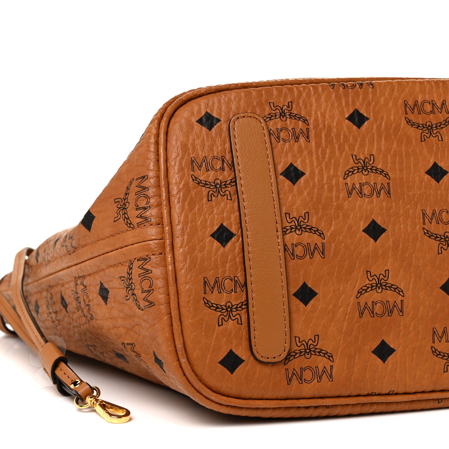Visetos Medium Liz Reversible Shopper Tote Cognac