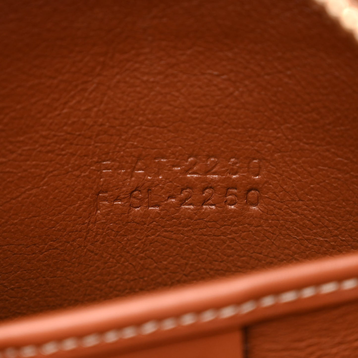 Canvas Smooth Calfskin Nano Luggage Marine Tan