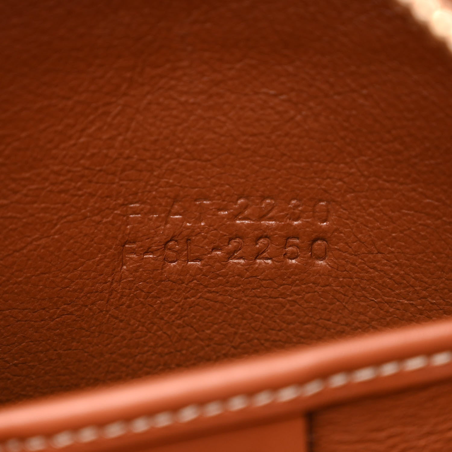 Celine Canvas Smooth Calfskin Nano Luggage Marine Tan 7 of 10