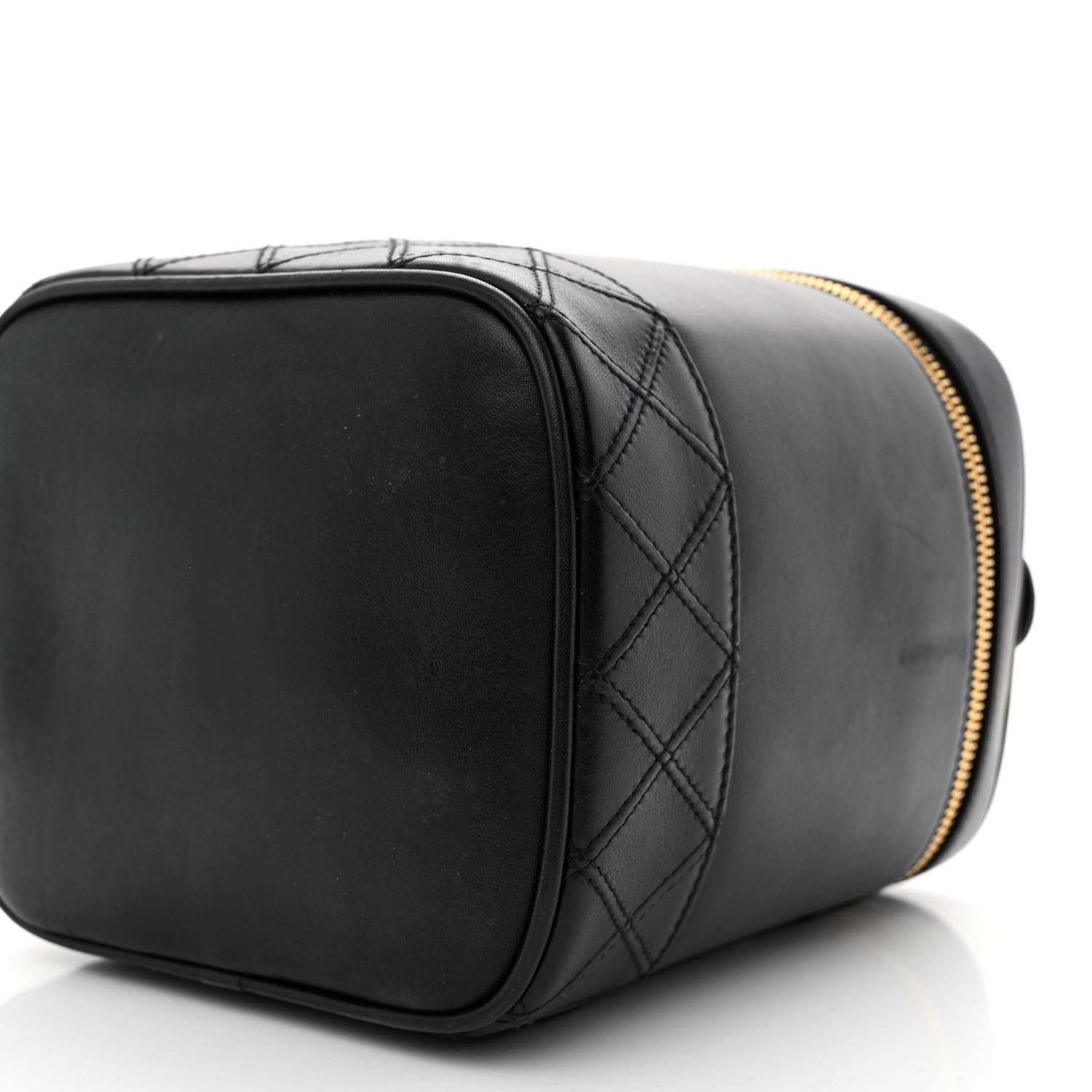 Chanel Lambskin Vanity Cosmetic Case Black 11 of 12