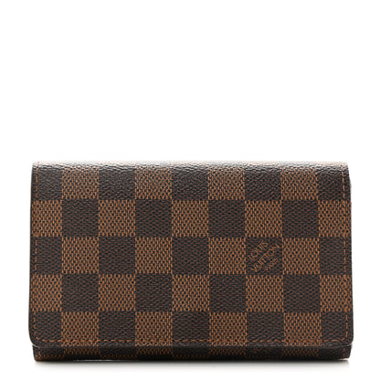 Louis Vuitton Damier Ebene Porte-Monnaie Billets Tresor Wallet 1 of 8