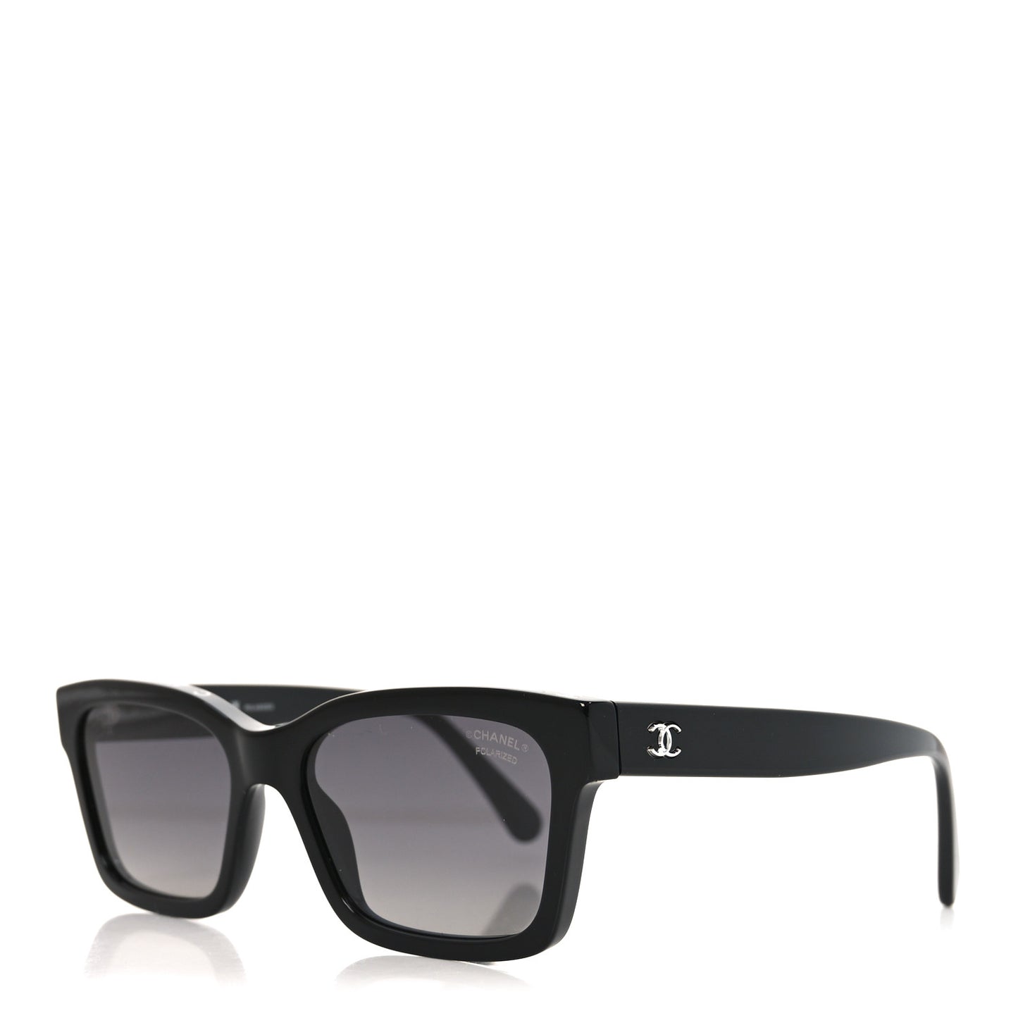Acetate Square Sunglasses 5417 Black