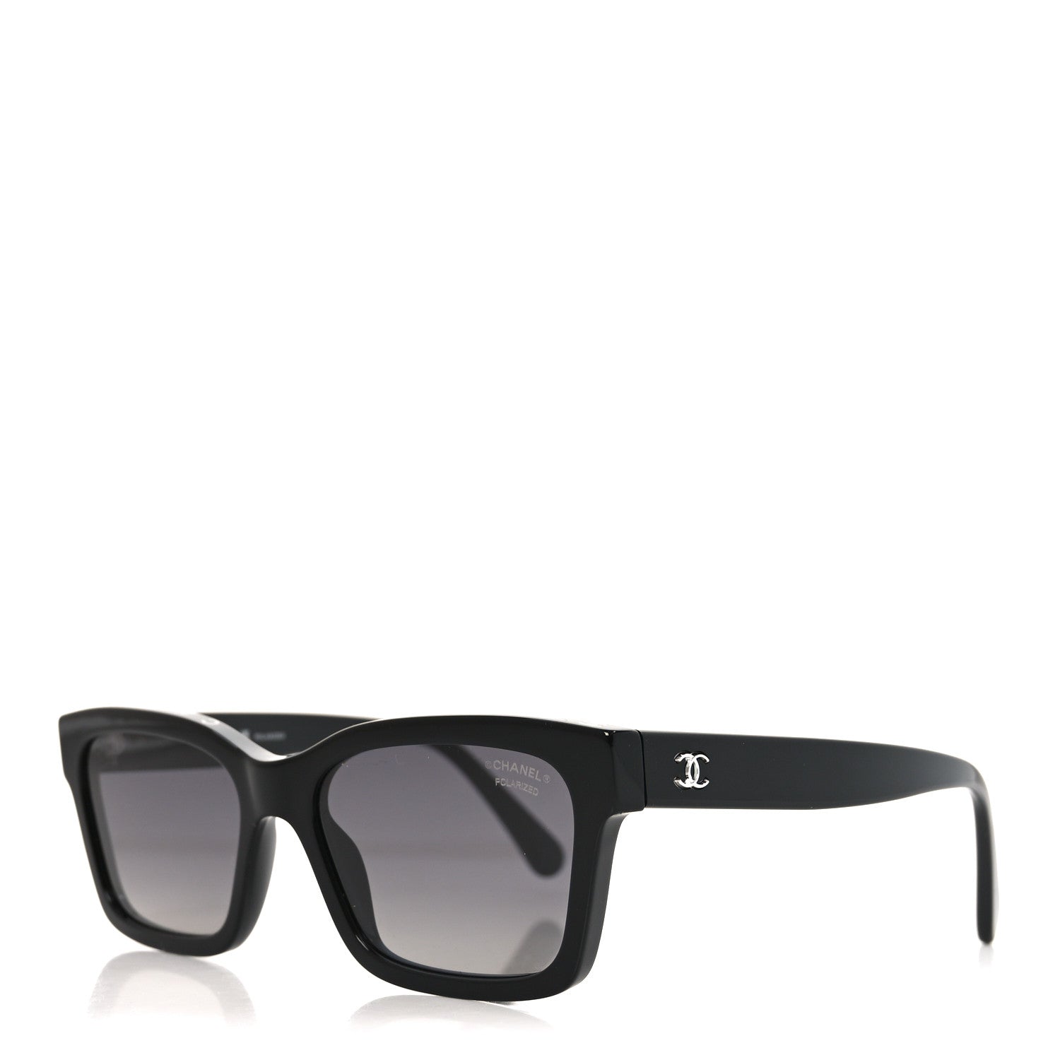 Chanel Acetate Square Sunglasses 5417 Black 1 of 7