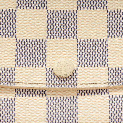 Louis Vuitton Damier Azur Emilie Wallet 3 of 11