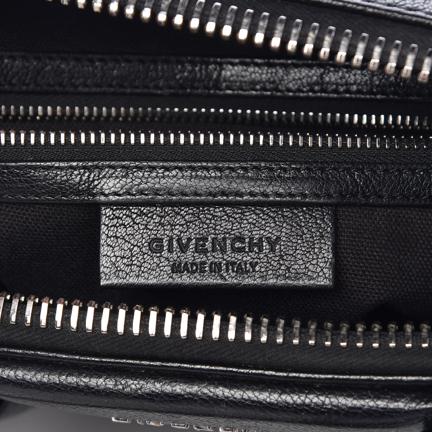 Givenchy Sugar Goatskin Woven Small Antigona Black White 6 of 14