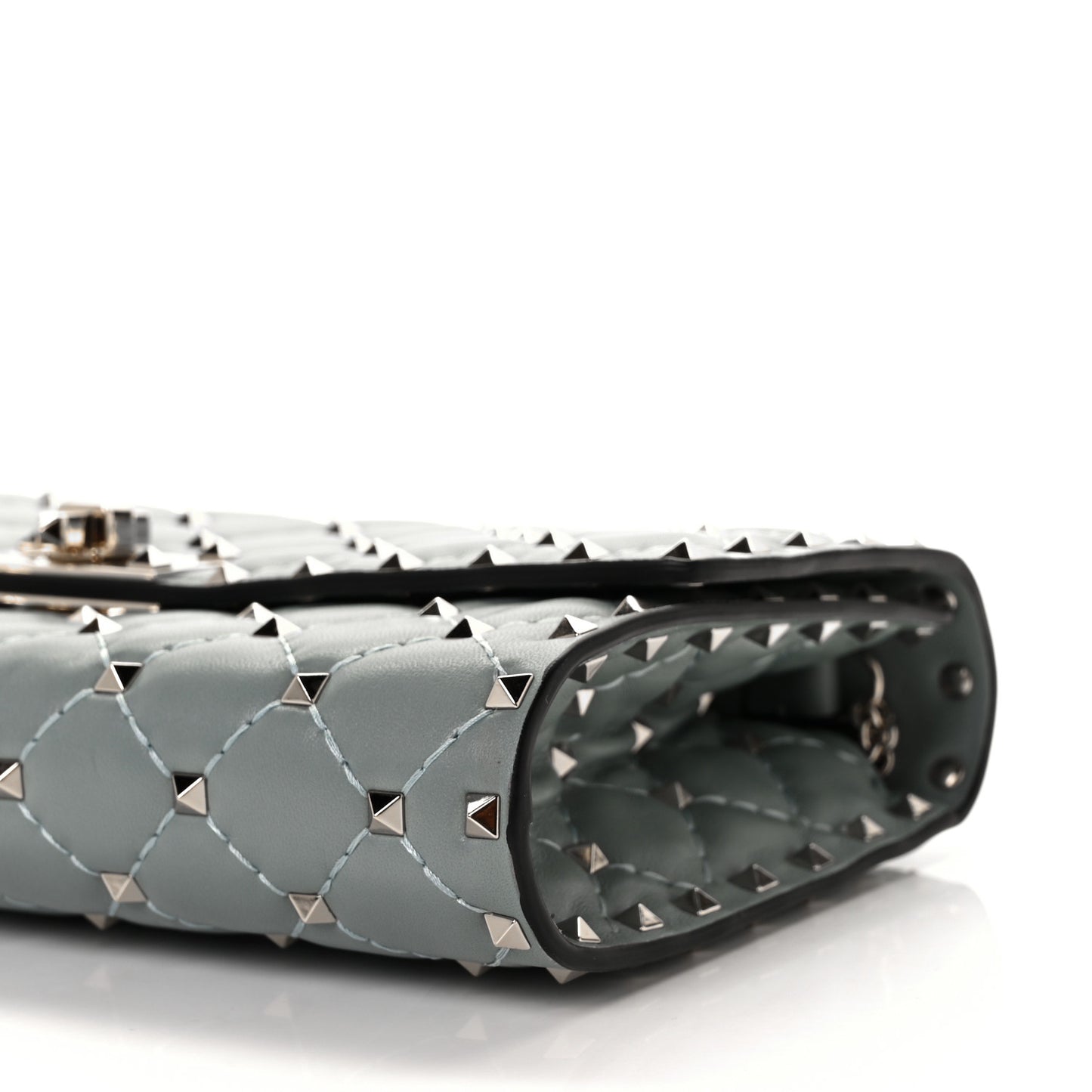 Nappa Rockstud Spike Wallet on Chain Nube