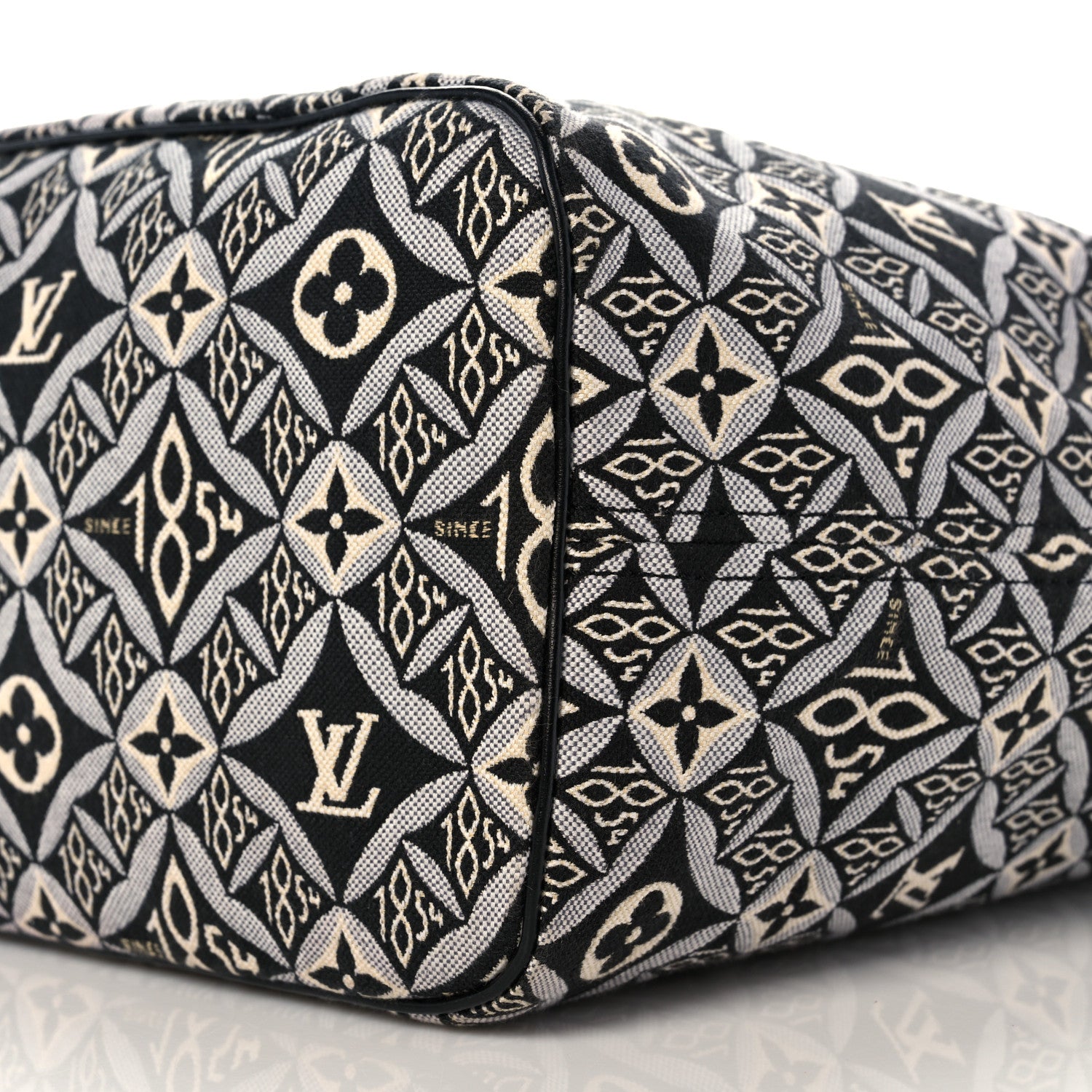 Louis Vuitton Jacquard Since 1854 Neverfull MM Grey 10 of 10
