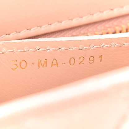Christian Dior Calfskin Macrocannage Medium Caro Bag Rose De Vents 7 of 9