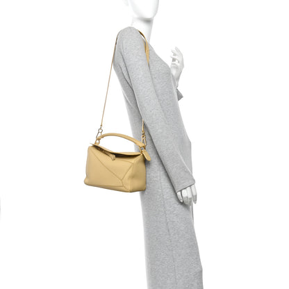 Loewe Calfskin Small Puzzle Bag Dark Butter 2 of 10