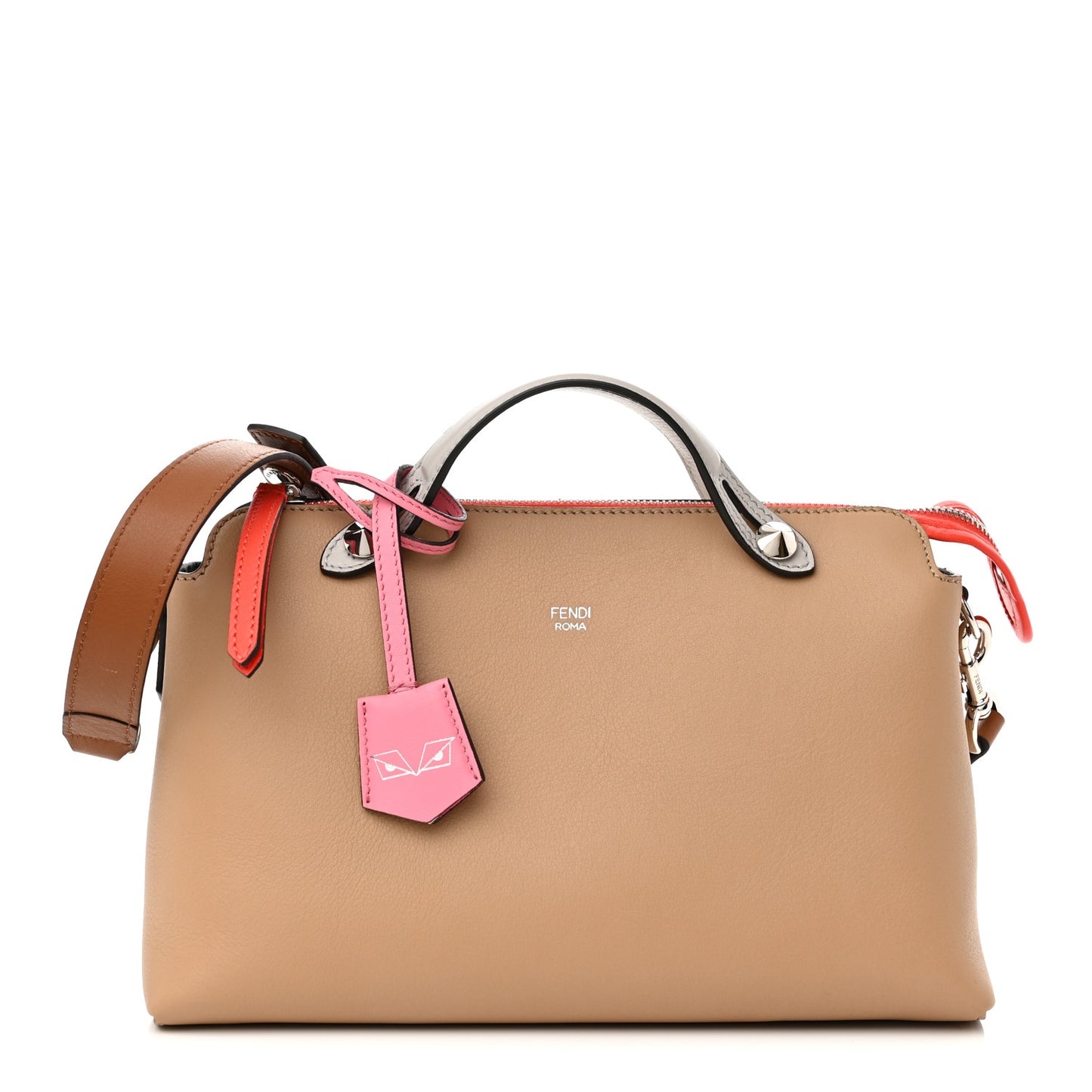Vitello Dolce 5 Color Medium By The Way Boston Bag Cuoio Multicolor