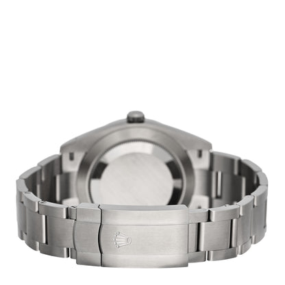 Rolex Stainless Steel 41mm Oyster Perpetual Watch Bright Blue 124300 3 of 5