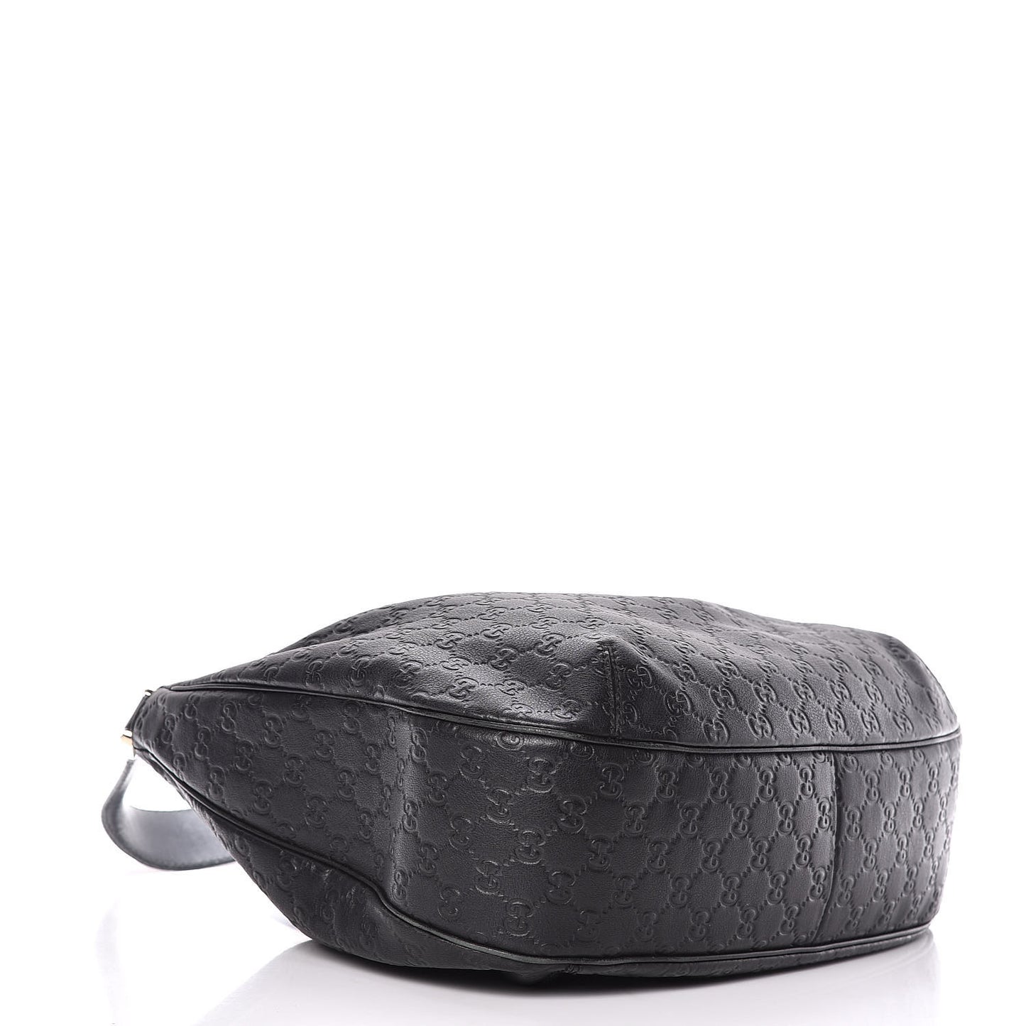 Guccissima Large New Ladies Web Hobo Black