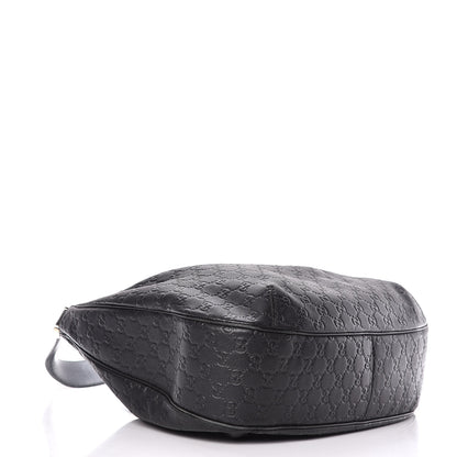 Gucci Guccissima Large New Ladies Web Hobo Black 4 of 18