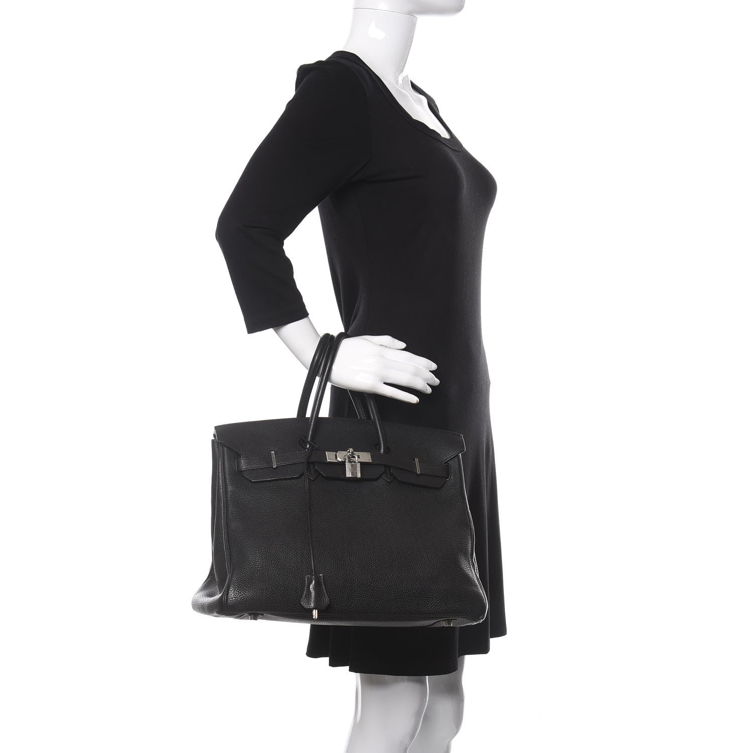 Hermes Togo Birkin 35 Black 2 of 19