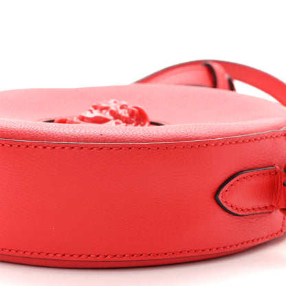Versace Calfskin La Medusa Round Camera Bag Red 9 of 9
